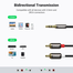 UGREEN 3.5mm Male to 2RCA Male Cable 1m (Black) AV116 image