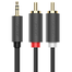 UGREEN 3.5mm Male to 2 RCA Male Audio Cable 2m (Gray) AV102 image