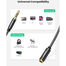 UGREEN 3.5mm Male to 3.5mm Female Extension Cable 1.5m (Black) AV118 image