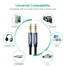 UGREEN 3.5mm Male to 3.5mm Male Cable Gold Plated Metal Case With Braid 2m (Blue) AV112 image