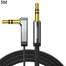 UGREEN 3.5mm Male to 3.5mm Male Flat Cable 5m (Black) AV119 image