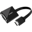 UGREEN 40248 HDMI to VGA Converter 25cm (Black) MM103 image