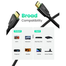 UGREEN 40412 High-End HDMI Cable with Nylon Braid 5m (Black) HD118 image