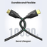 UGREEN 40412 High-End HDMI Cable with Nylon Braid 5m (Black) HD118 image