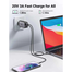 UGREEN 50150 USB 2.0 C M/M Round Cable Nickel Plating Aluminum Shell 1m (Gray Black) US261 image