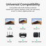 UGREEN 50177 Cat 6 U/UTP Lan Flat Cable 8m (Black) NW102 image