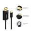UGREEN 50994 USB Type C to DP Cable 1.5m (Black) MM139 image