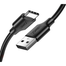 UGREEN 60118 USB-A 2.0 to USB-C Cable Nickel Plating 2m (Black) US287 image