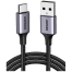 UGREEN 60127 USB-A 2.0 to USB-C Cable Nickel Plating Aluminum Braid 1.5m (Black) US288 image