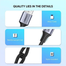 UGREEN 60128 USB-A 2.0 to USB-C Cable Nickel Plating Aluminum Braid 2m (Black) US288