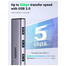 UGREEN 60554 USB3.0 to 3×USB3.0 Plus RJ45 Gigabit Ethernet Adapter Type-C Power Supply CM475 image