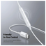 UGREEN 60700 Wired Earphones with Type-C Connector (White) EP101 image