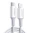 UGREEN 60749 USB-C to Lightning M/M Cable Rubber Shell 2m (White) image