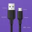 UGREEN 60827 USB 2.0 Male to Micro USB 5 Pin Data Cable Black 3M image