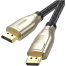 UGREEN 60843 1.4 DP M/M Round Cable Zinc Alloy Shell with Braided 2m (Black) DP112 image