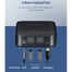 UGREEN 70158 Bluetooth Transmitter Receiver Aptx HD 5 (LY) (3.5 Plus Optical Fiber) CM144 image