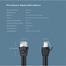 UGREEN 70172 Pure Copper Patch Cord 5m (Black) NW121 image