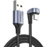 UGREEN 70315 USB2.0-A to Angled USB-C Cable Aluminum Case with Braided 2m (Black) US311