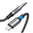 UGREEN 70509 Lightning to 3.5mm Aux Cable Aluminum Shell with Braided 1m (Black) US315 image
