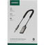 UGREEN 70601 Bluetooth Car Receiver Aux With Mic (Space Gray) CM309 image