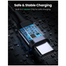 UGREEN 70643 USB-C 2.0 to Angled USB-C M/M Cable Aluminium Shell with Braided 1m (Black) US334