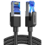 UGREEN 80430 Cat8 Pure Copper Ethernet Cable Round Braided OD5.5mm 1.5m (Black) NW153 image