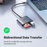 UGREEN 80798 USB-C to SD TF Plus USB 2.0 Memory Card Reader CM387 image