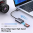 UGREEN 80887 USB-A to SD TF Memory Card Reader Alu Case CM401 image