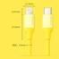 UGREEN 90226 USB-C to Lightning Cable 1m (Yellow) #US387 image