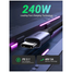 UGREEN 90440 USB-C to USB-C Cable 240W Aluminum Case with Braid 2m (Space Gray) US535 image