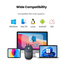 UGREEN 90538 FUN Plus Wireless Mouse Blue MU102 image