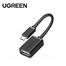 UGREEN US133(10396) Micro USB Male to USB-A Female Cable with OTG Nickel Plating 15cm (Black) image