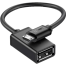 UGREEN US133(10396) Micro USB Male to USB-A Female Cable with OTG Nickel Plating 15cm (Black) image