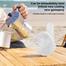 USB Handheld Mini Fan Personal Cooling Fan With Strong Airflow and Long Battery Life (Multicolor) image