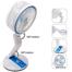 USB Rechargeable Folding Fan with LED Light (any color) - LR-2018 image