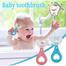U-Shaped Kids Toothbrush - Soft Silicone 360° Whole Mouth Teeth Cleaning Brush for Toddlers (Multicolor) image