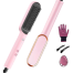 Ubeator - 2-in-1 Hot-Air Hair Styling Comb Straightener Hair Brush image