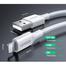 Ugreen 80315 1.5M 2.4A MFi Lightning USB Charging Cable White image