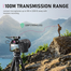 Ulanzi AM18 Wireless Lavalier Mic 20H Battery For DSLR iPhone Android image