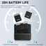 Ulanzi AM18 Wireless Lavalier Mic 20H Battery For DSLR iPhone Android image
