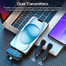 Ulanzi V6 3 In 1 Wireless Lavalier Microphone For iPhone Android Camera image
