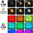 Ulanzi VL49 RGB LED Fill Light Mini Portable Multi Function 2500K - 9000K Pocket Camera Fill Light Live Photography Lighting image