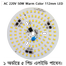 Ultra Bright White Input AC 220V 50W Integrated IC Driver SMD LED Water Proof 50 Watt Round LED Board 112mm 5 Pcs image