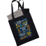 Unisex Top Handle Tote Canvas Bag With Zipper For Man And Women image