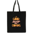 Unisex Top Handle Tote Canvas Bag With Zipper And Pocket For Man And Women- BQE-067 image