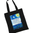 Unisex Top Handle Tote Canvas Bag With Zipper For Man And Women image