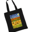 Unisex Top Handle Tote Canvas Bag With Zipper For Man And Women image