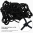 Universal Motorcycle 6 Hooks Luggage Fuel Tank Heavy-Duty Helmet Cargo Organizer Net Black 1Pcs image