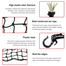 Universal Motorcycle 6 Hooks Luggage Fuel Tank Heavy-Duty Helmet Cargo Organizer Net Black 1Pcs image