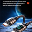 Usams US-SJ559 U78 Type-C PD100W Fast Charge Digital Data Cable (Black) Length - 3m image